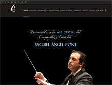 Tablet Screenshot of miguelangelfont.net